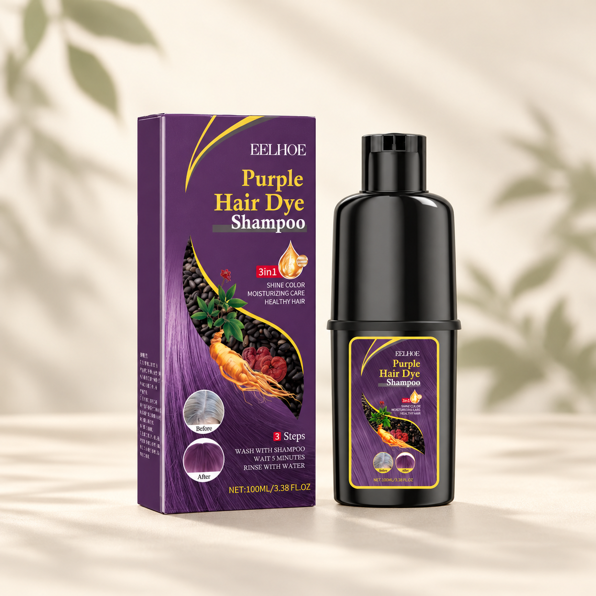 Purple Hair Color Shampoo — 100 ml — main