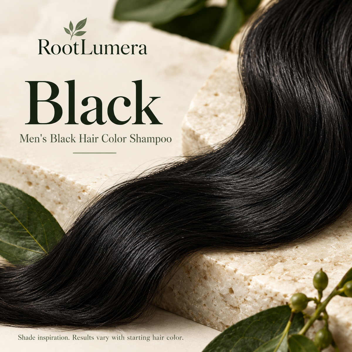 Men's Black Hair Color Shampoo — 100 ml — ritual