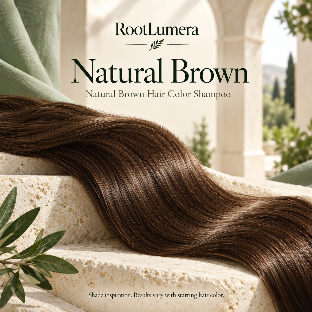 Natural Brown Hair Color Shampoo — 500 ml — ritual