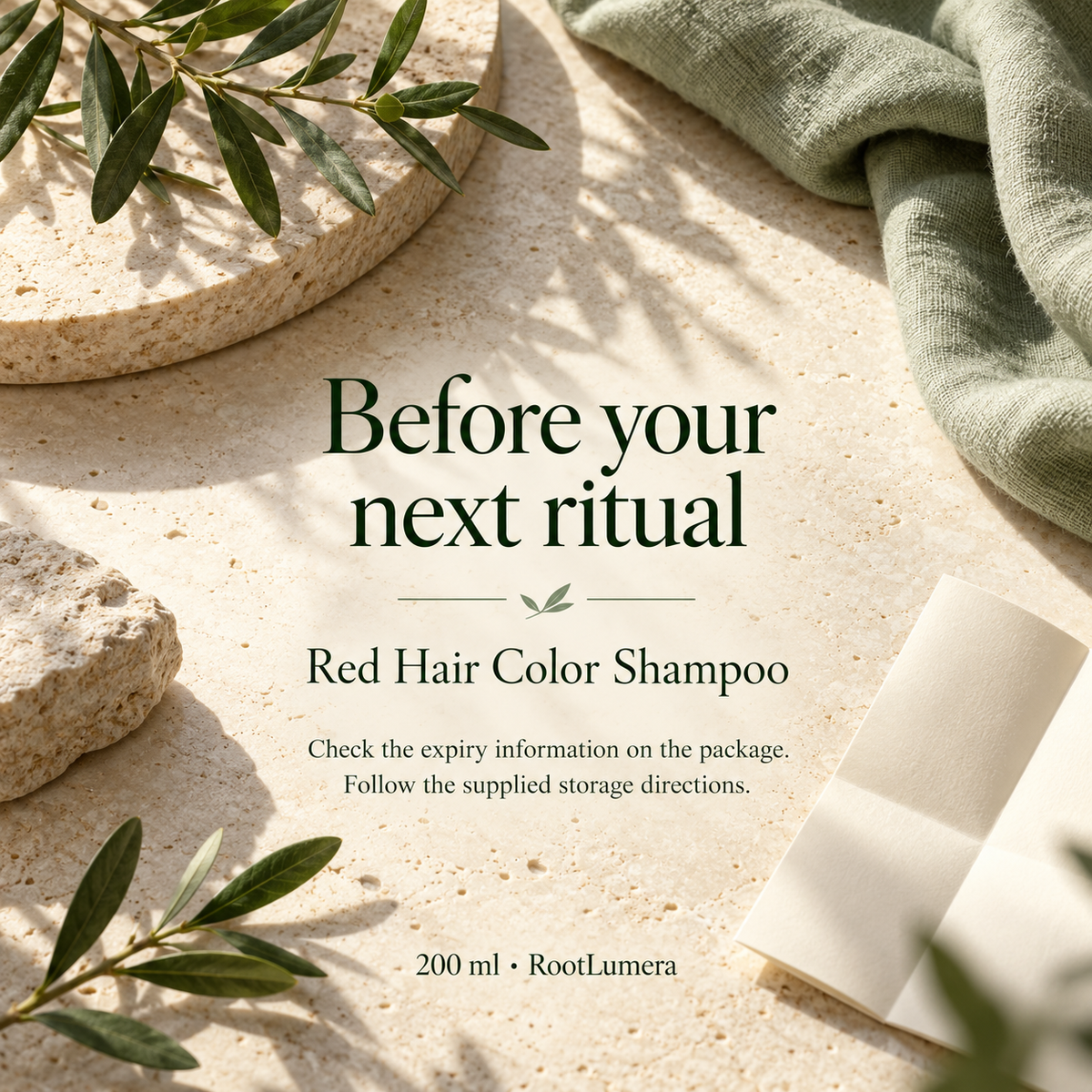 Red Hair Color Shampoo — 200 ml — care