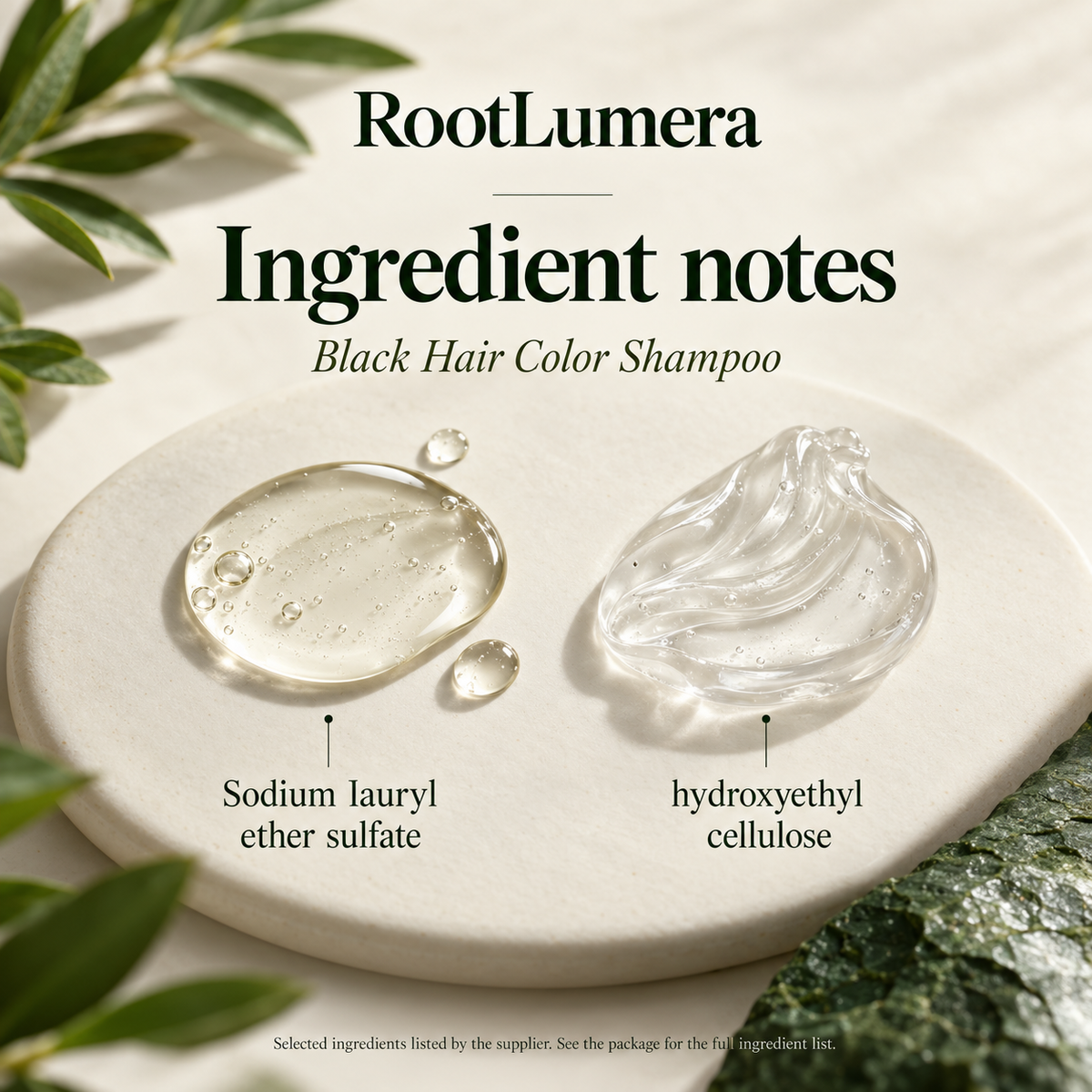 Black Hair Color Shampoo — 100 ml — ingredients
