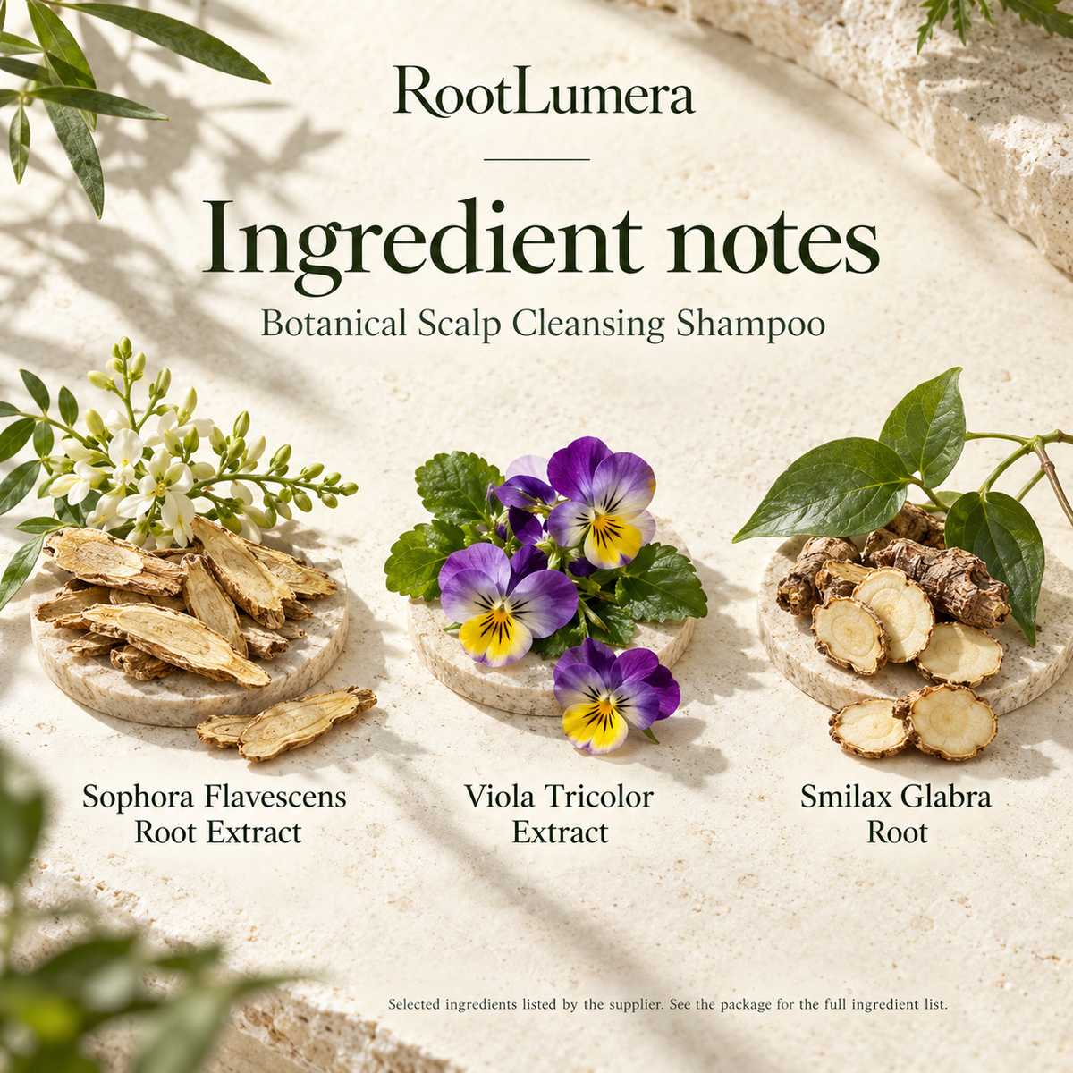 Botanical Scalp Cleansing Shampoo — 100 ml — ingredients
