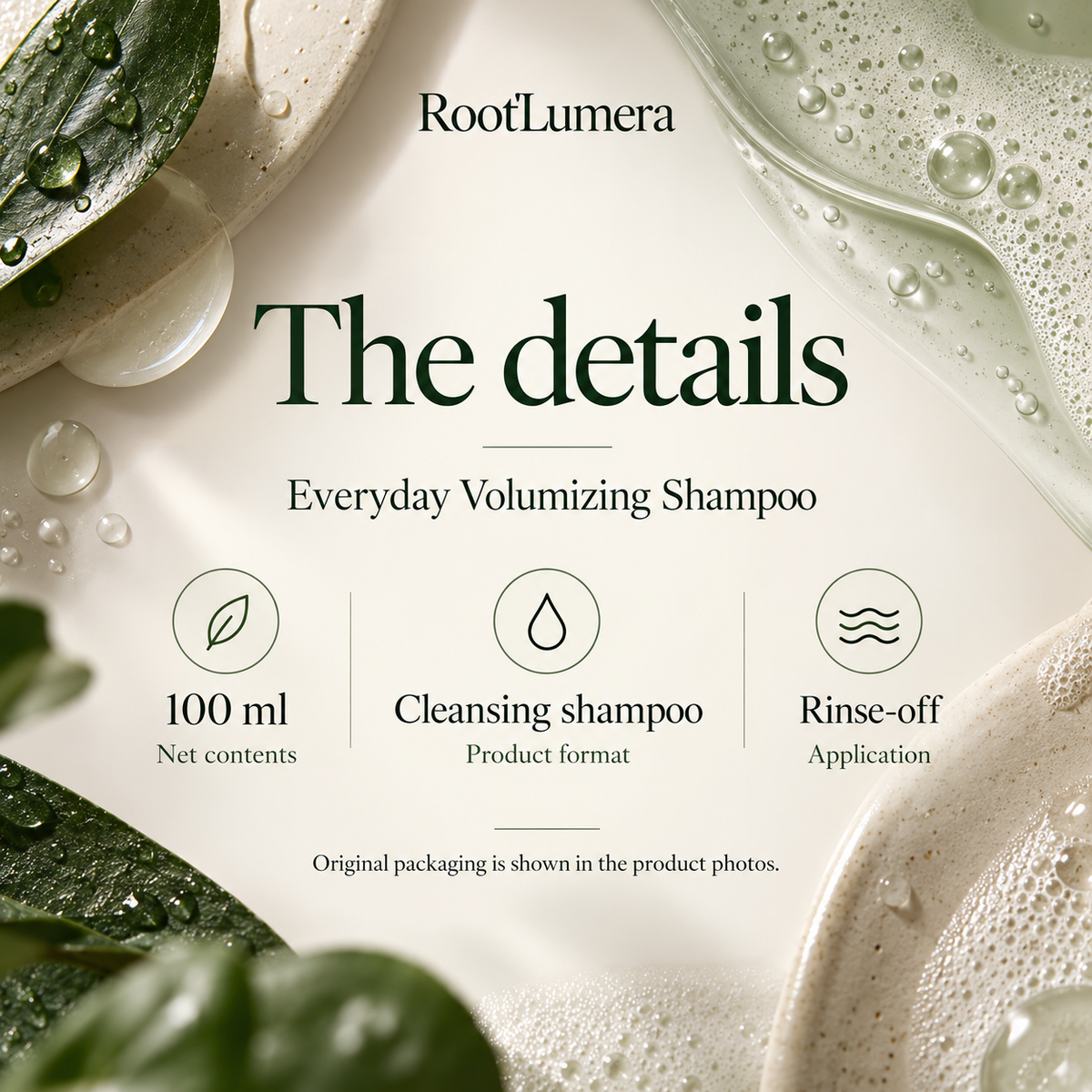 Everyday Volumizing Shampoo — 100 ml — specifications