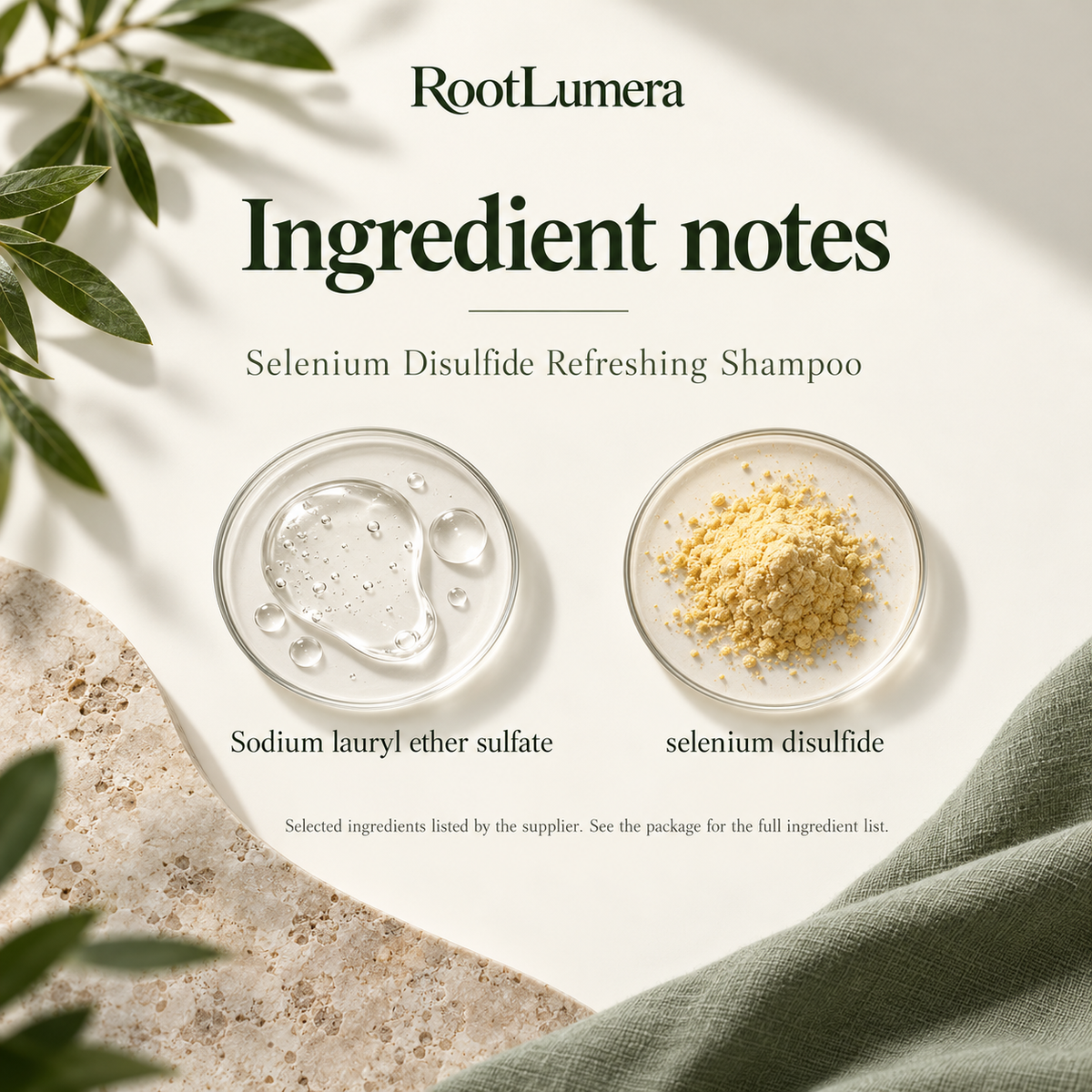 Selenium Disulfide Refreshing Shampoo — 120 ml — ingredients
