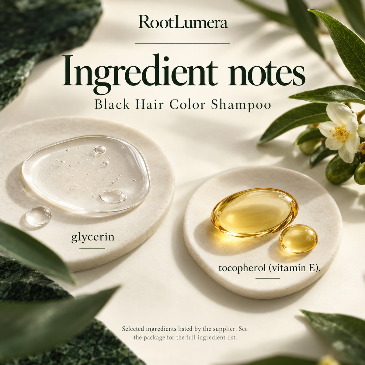 Black Hair Color Shampoo — 100 ml — ingredients