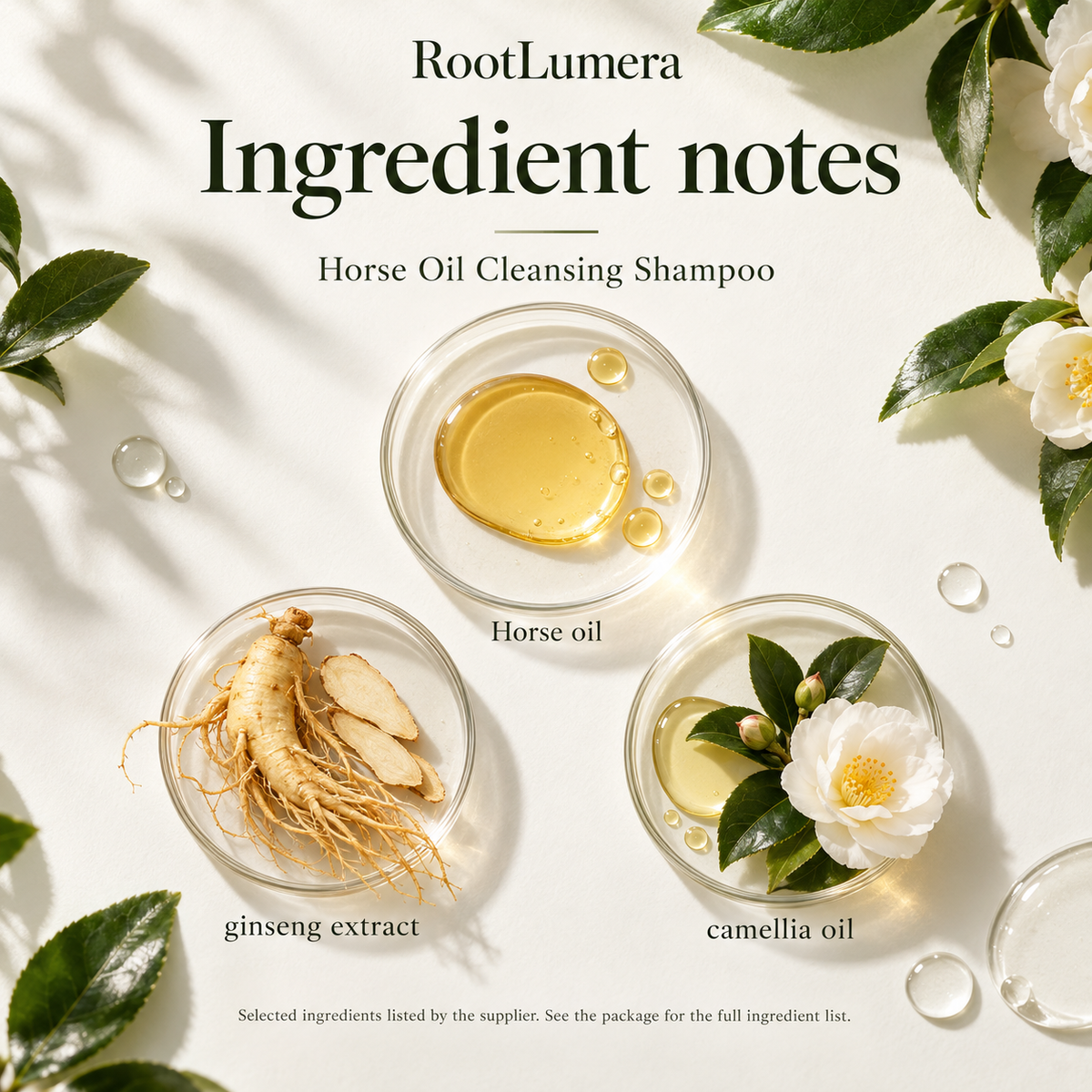 Horse Oil Cleansing Shampoo — 100 ml — ingredients