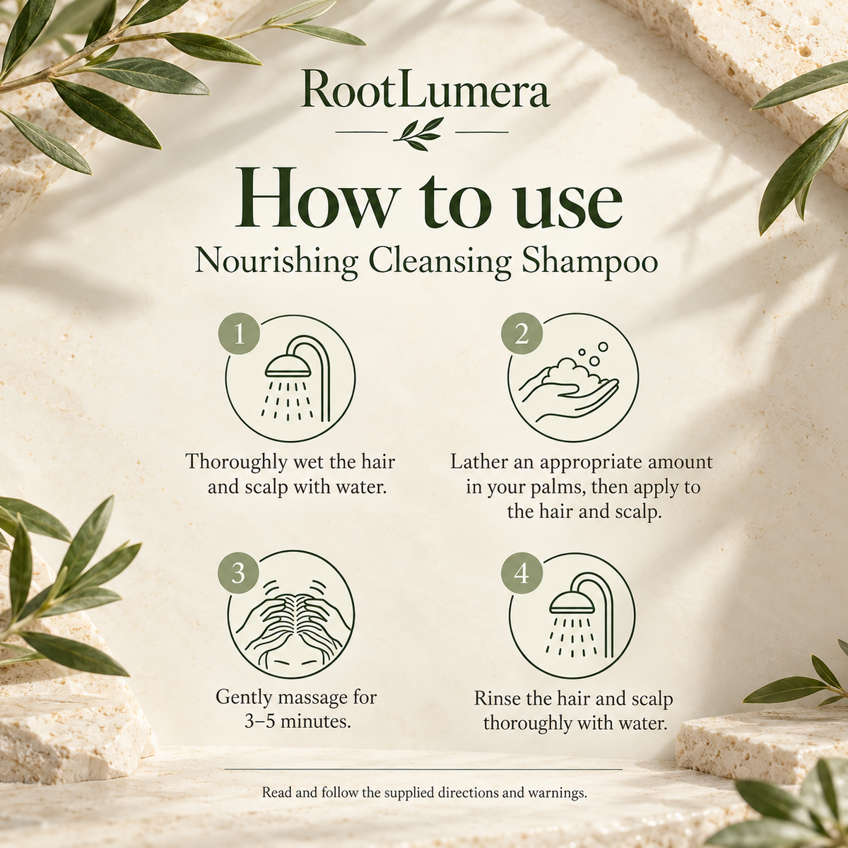 Nourishing Cleansing Shampoo — 100 g — how to use