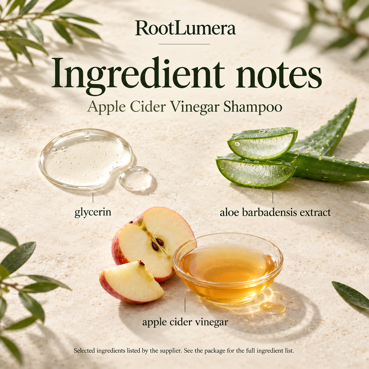 Apple Cider Vinegar Shampoo — 100 ml — ingredients