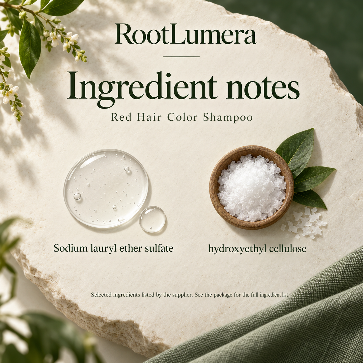 Red Hair Color Shampoo — 200 ml — ingredients