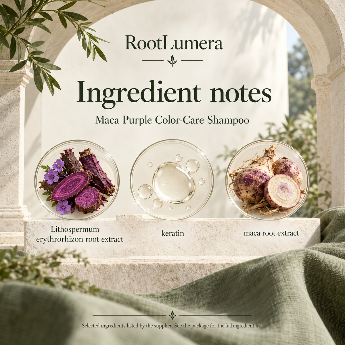 Maca Purple Color-Care Shampoo — 100 ml — ingredients
