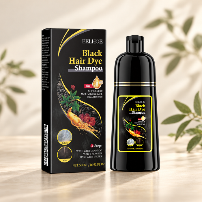 Black Hair Color Shampoo — 500 ml — main