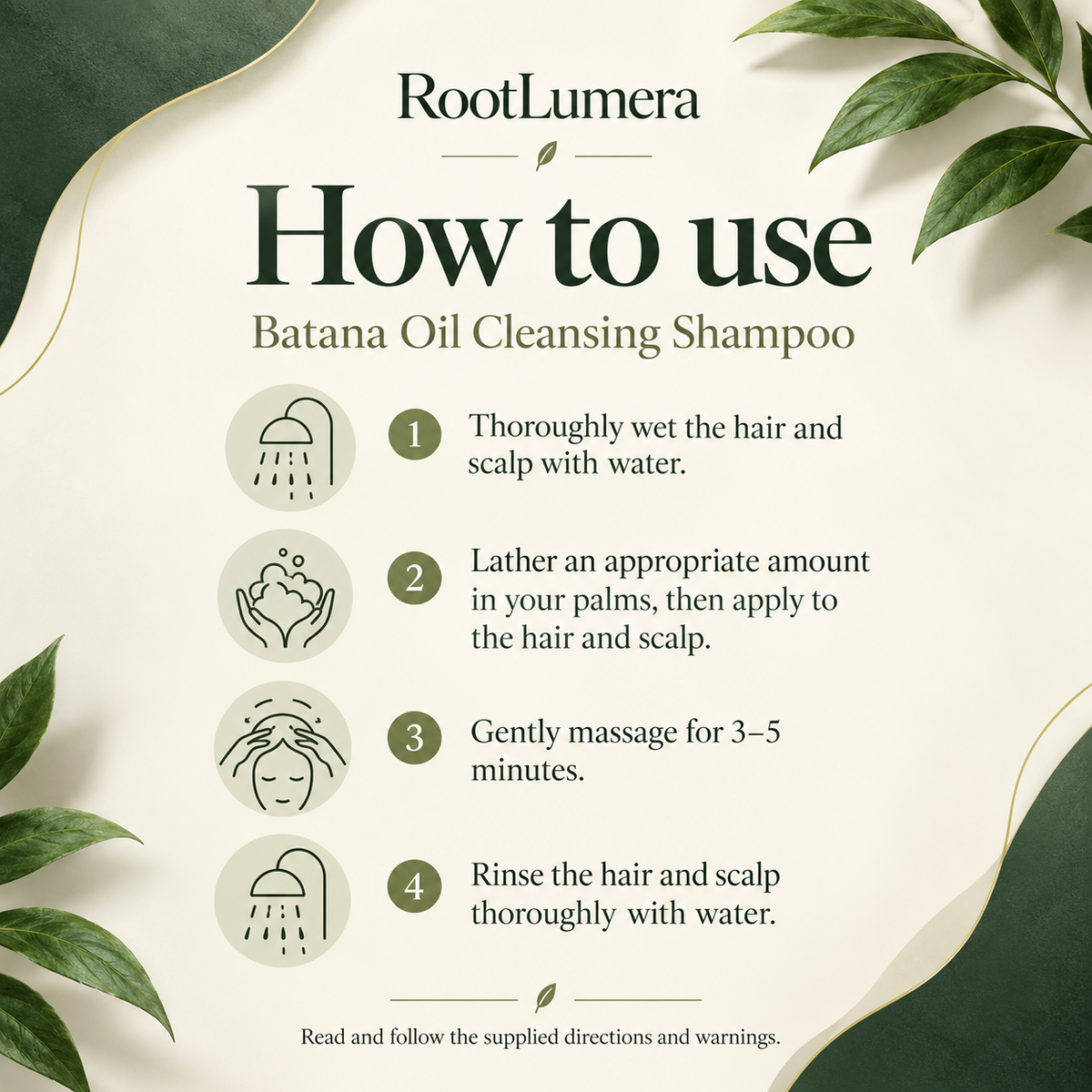 Batana Oil Cleansing Shampoo — 100 ml — how to use