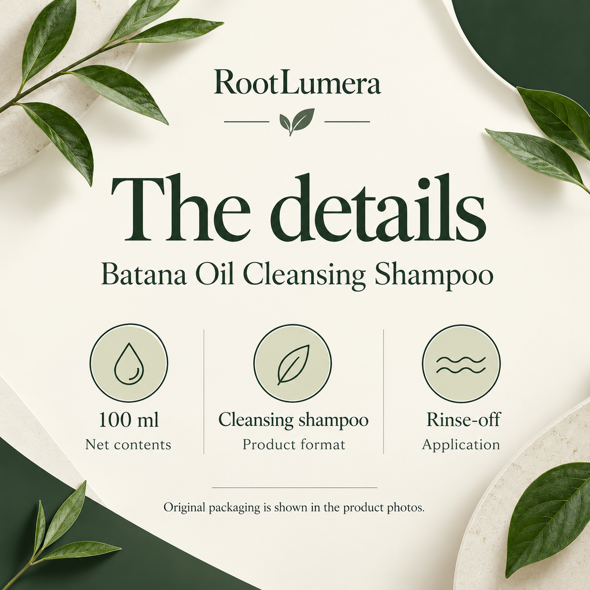 Batana Oil Cleansing Shampoo — 100 ml — specifications