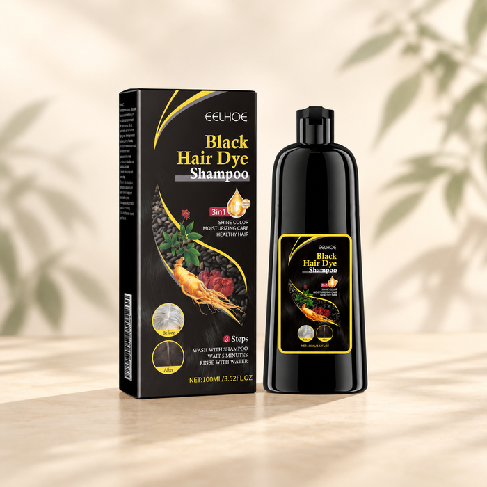 Black Hair Color Shampoo — 100 ml — main