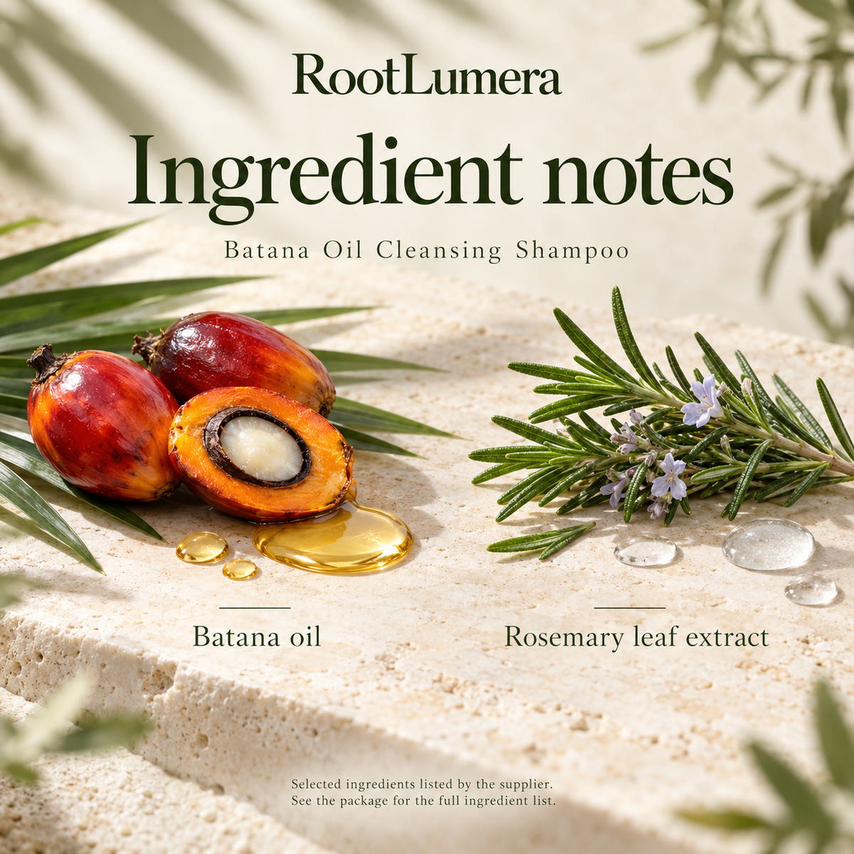 Batana Oil Cleansing Shampoo — 300 ml — ingredients