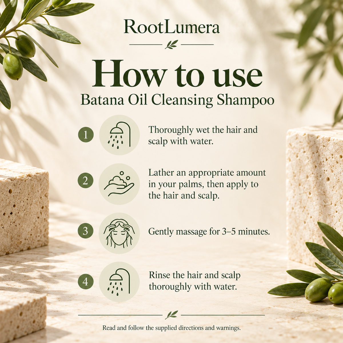 Batana Oil Cleansing Shampoo — 300 ml — how to use