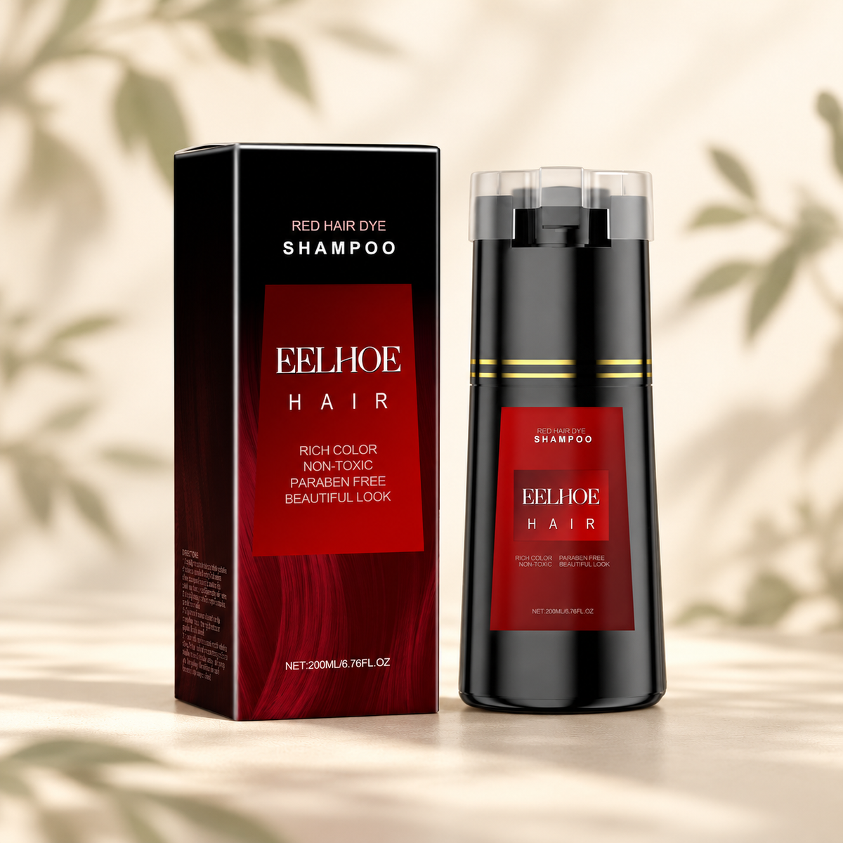 Red Hair Color Shampoo — 200 ml — main