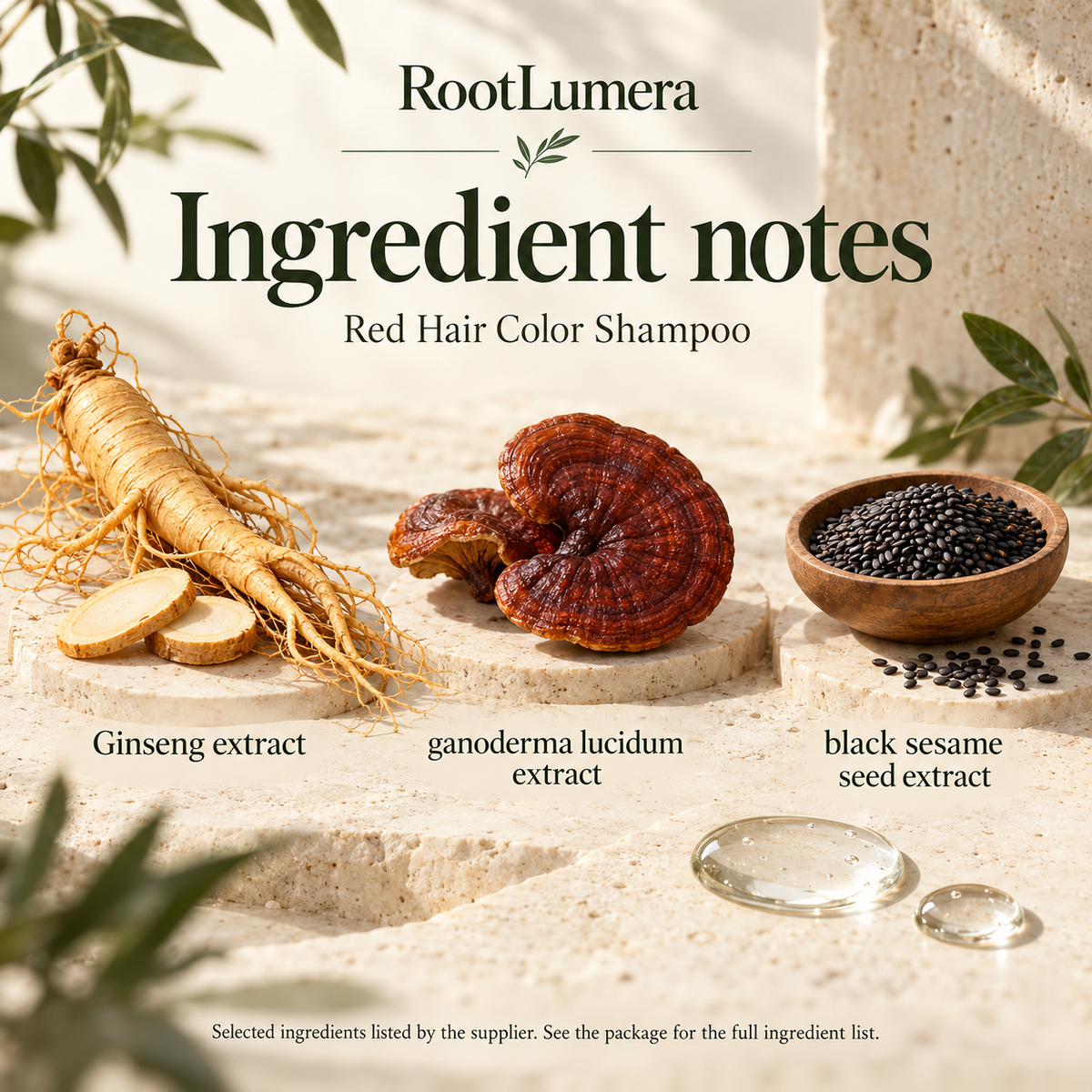 Red Hair Color Shampoo — 200 ml — ingredients