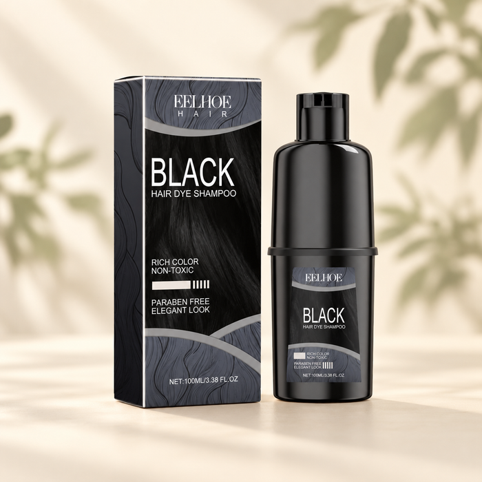 Black Hair Color Shampoo — 100 ml — main