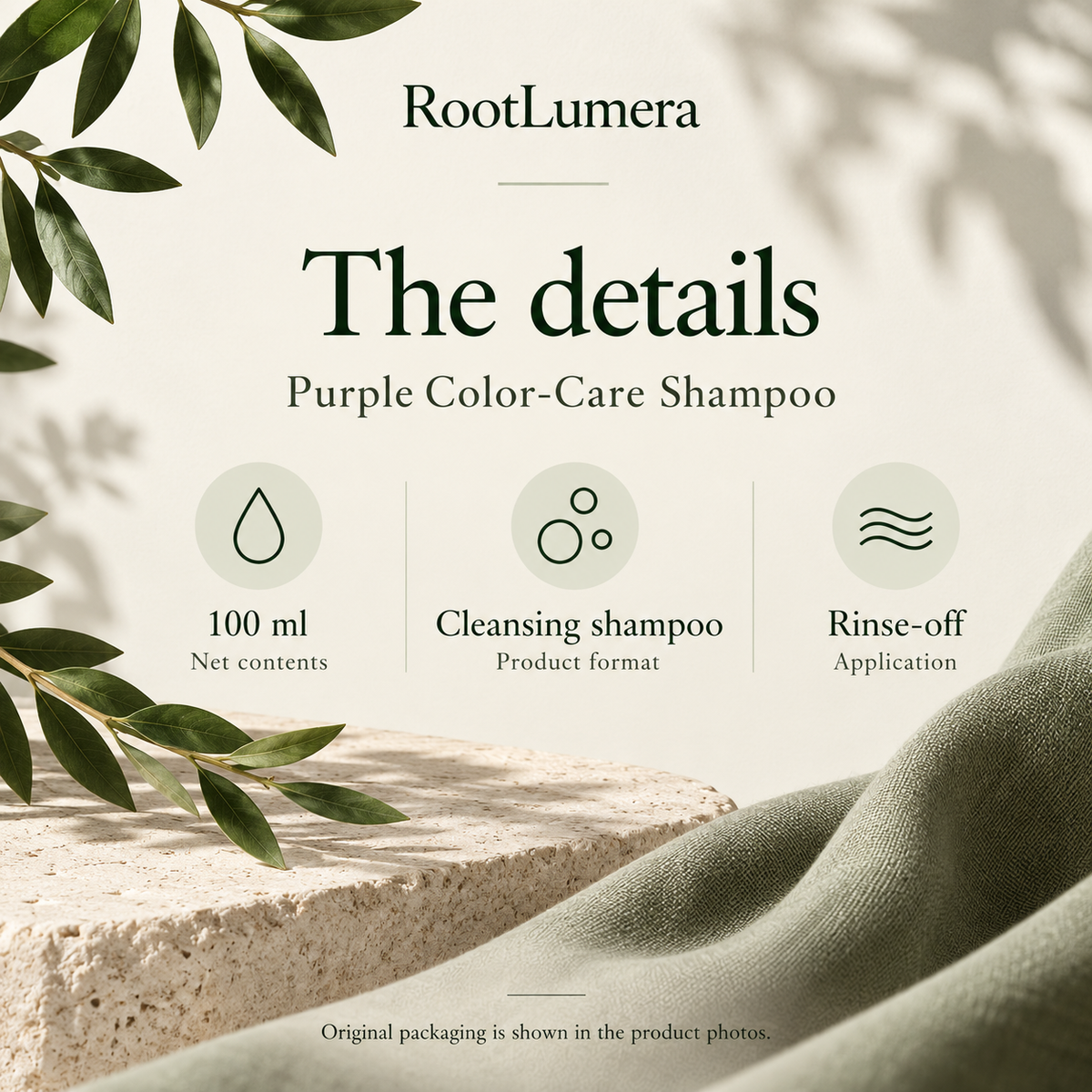 Purple Color-Care Shampoo — 100 ml — specifications