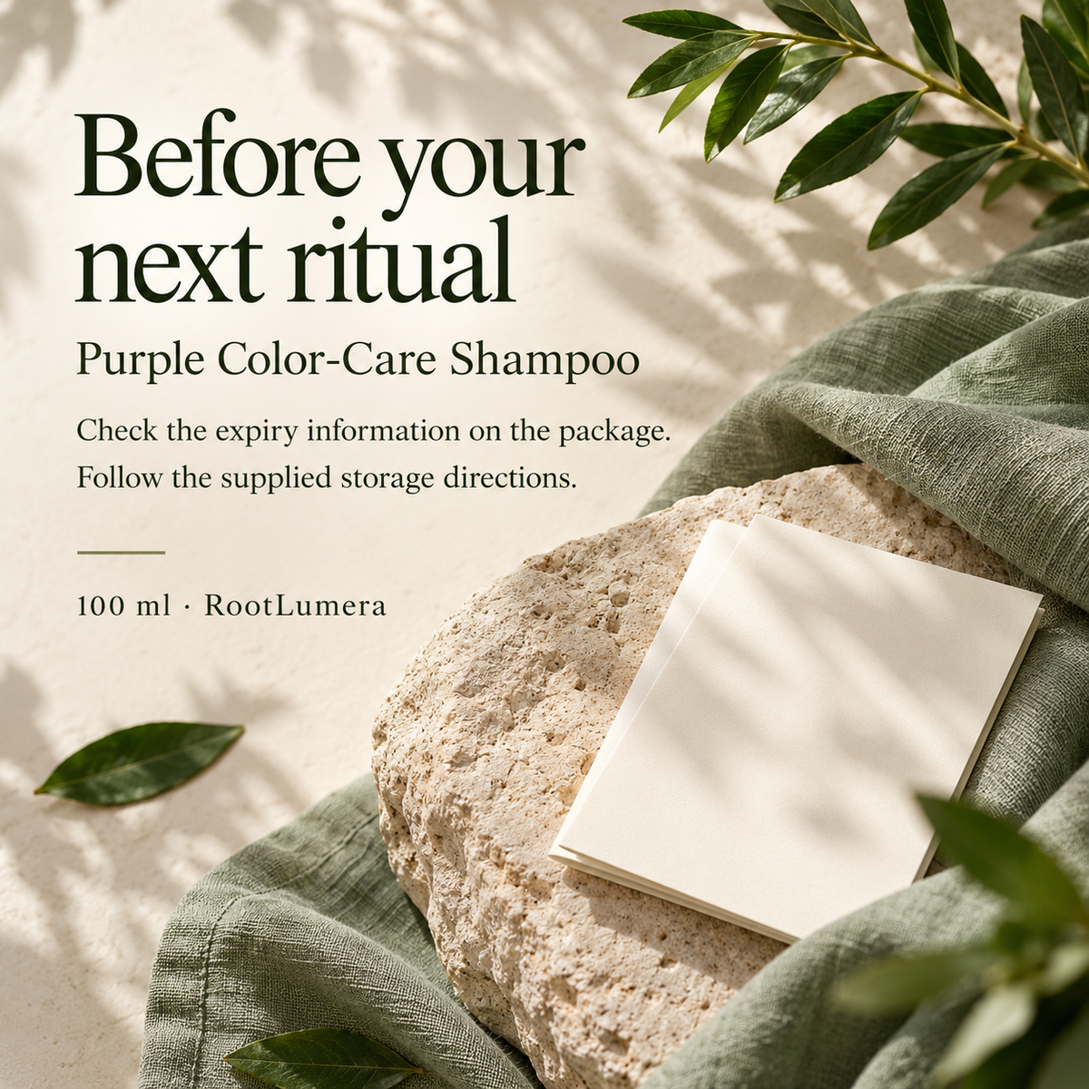 Purple Color-Care Shampoo — 100 ml — care
