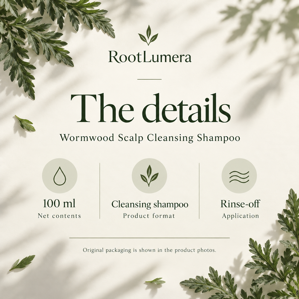 Wormwood Scalp Cleansing Shampoo — 100 ml — specifications