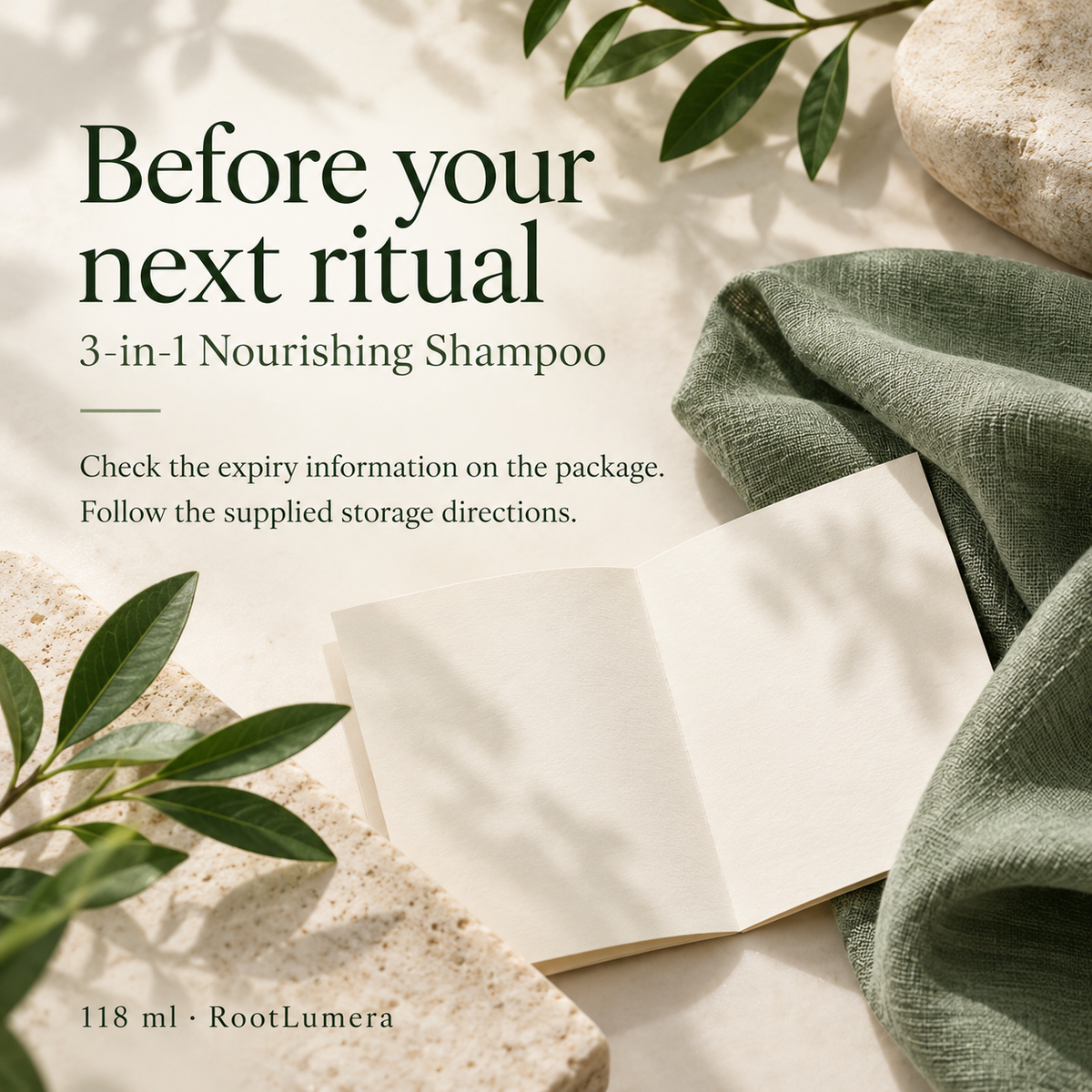 3-in-1 Nourishing Shampoo — 118 ml — care
