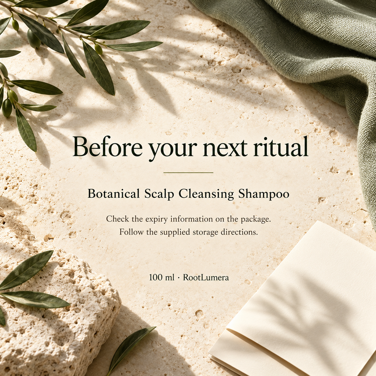 Botanical Scalp Cleansing Shampoo — 100 ml — care