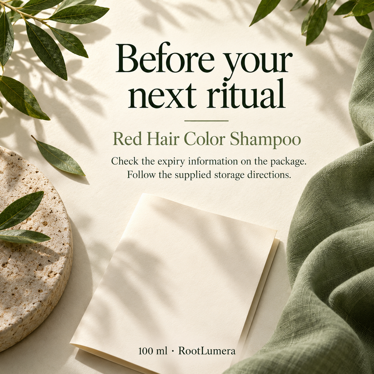 Red Hair Color Shampoo — 100 ml — care