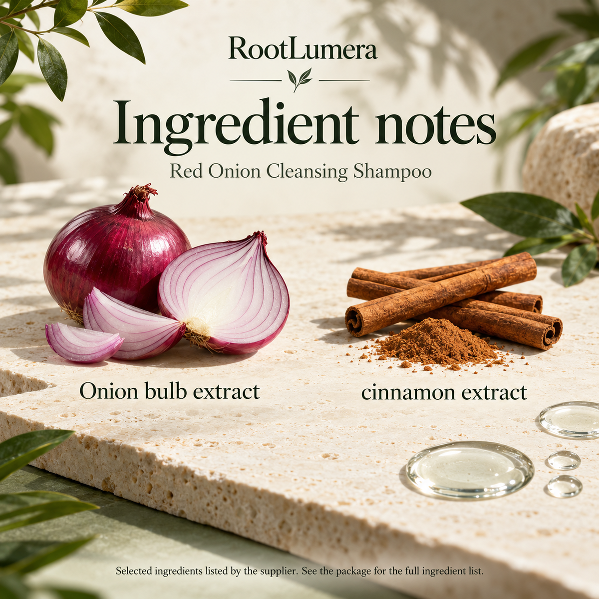 Red Onion Cleansing Shampoo — 200 ml — ingredients
