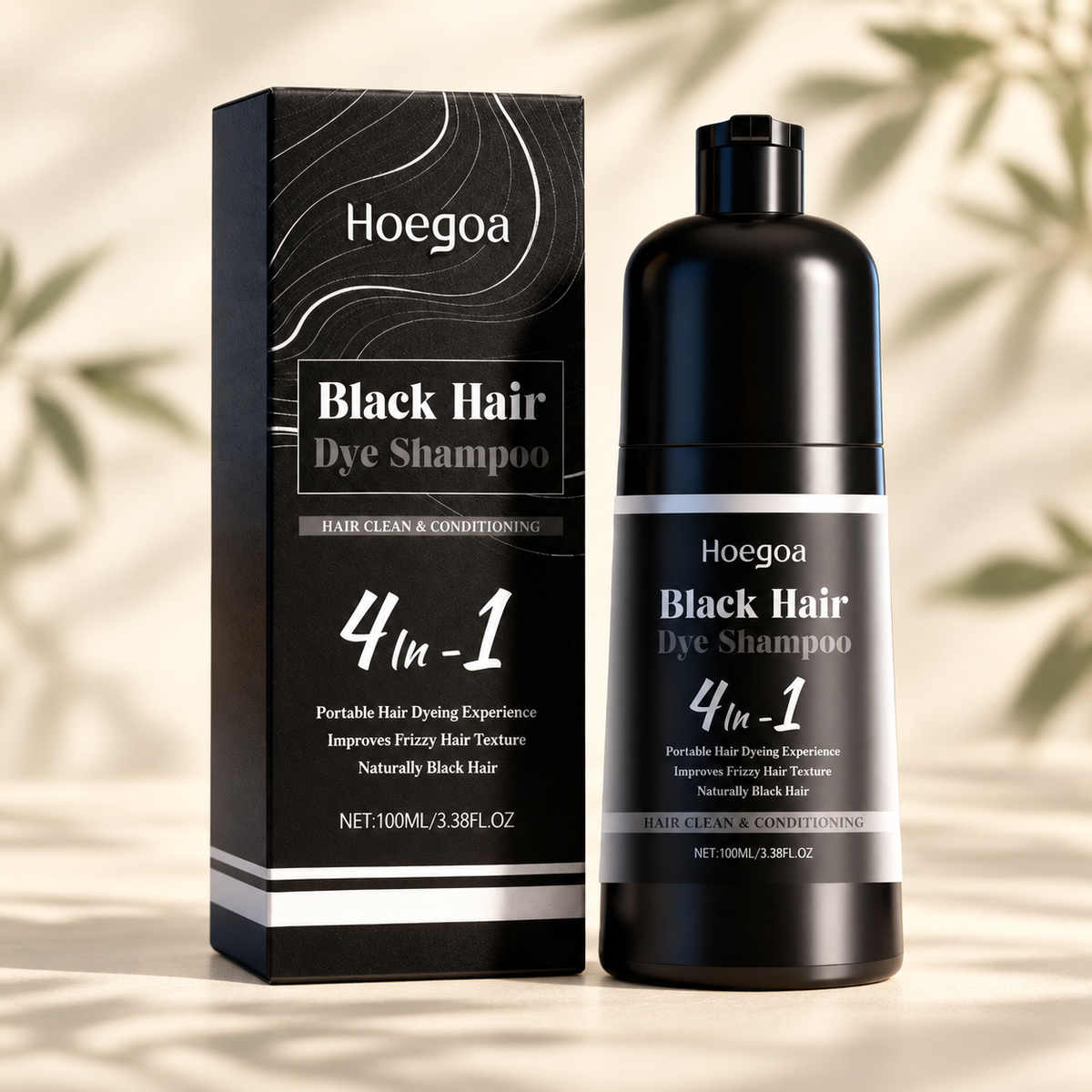 Black Hair Color Shampoo — 100 ml — main