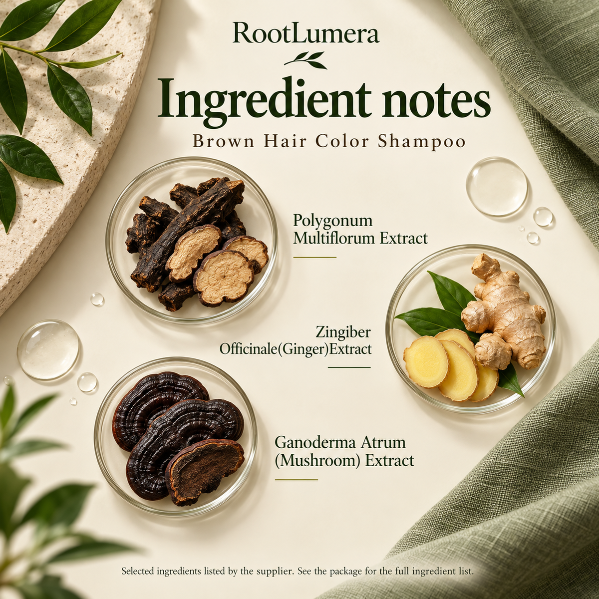 Brown Hair Color Shampoo — 100 ml — ingredients