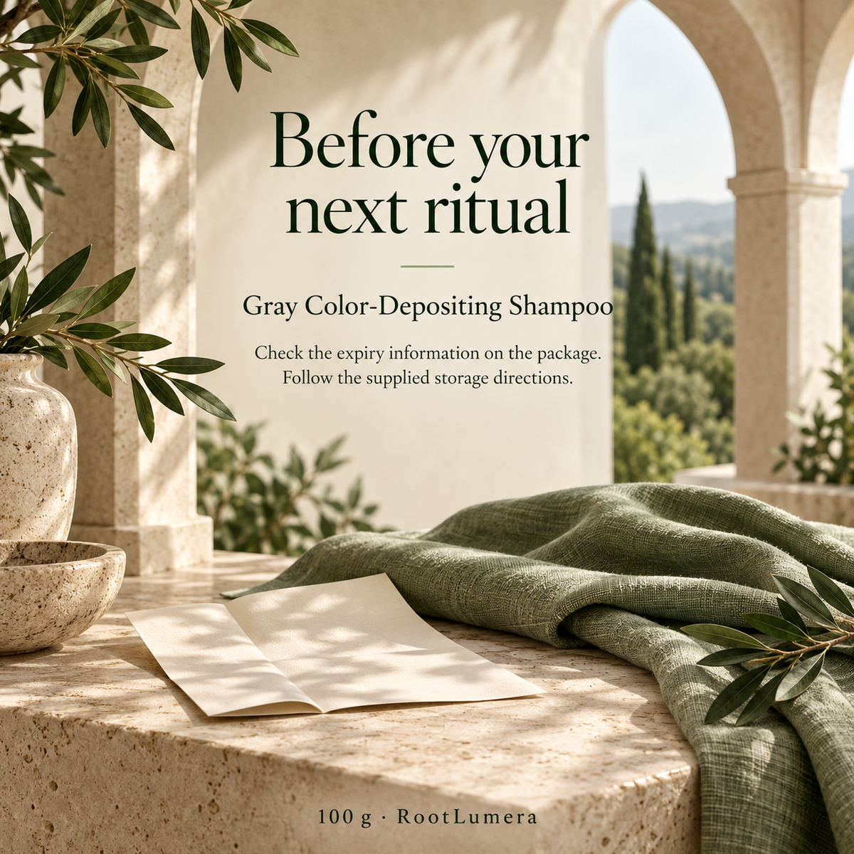 Gray Color-Depositing Shampoo — 100 g — care