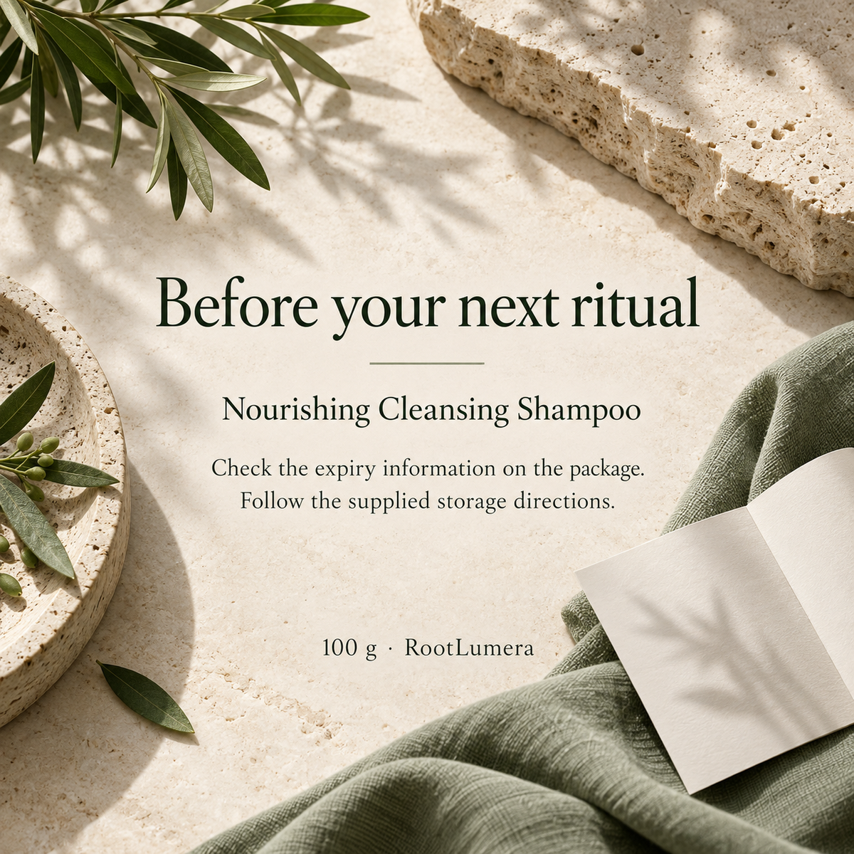 Nourishing Cleansing Shampoo — 100 g — care