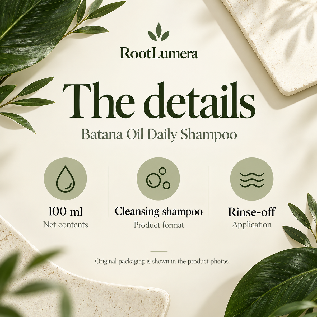 Batana Oil Daily Shampoo — 100 ml — specifications