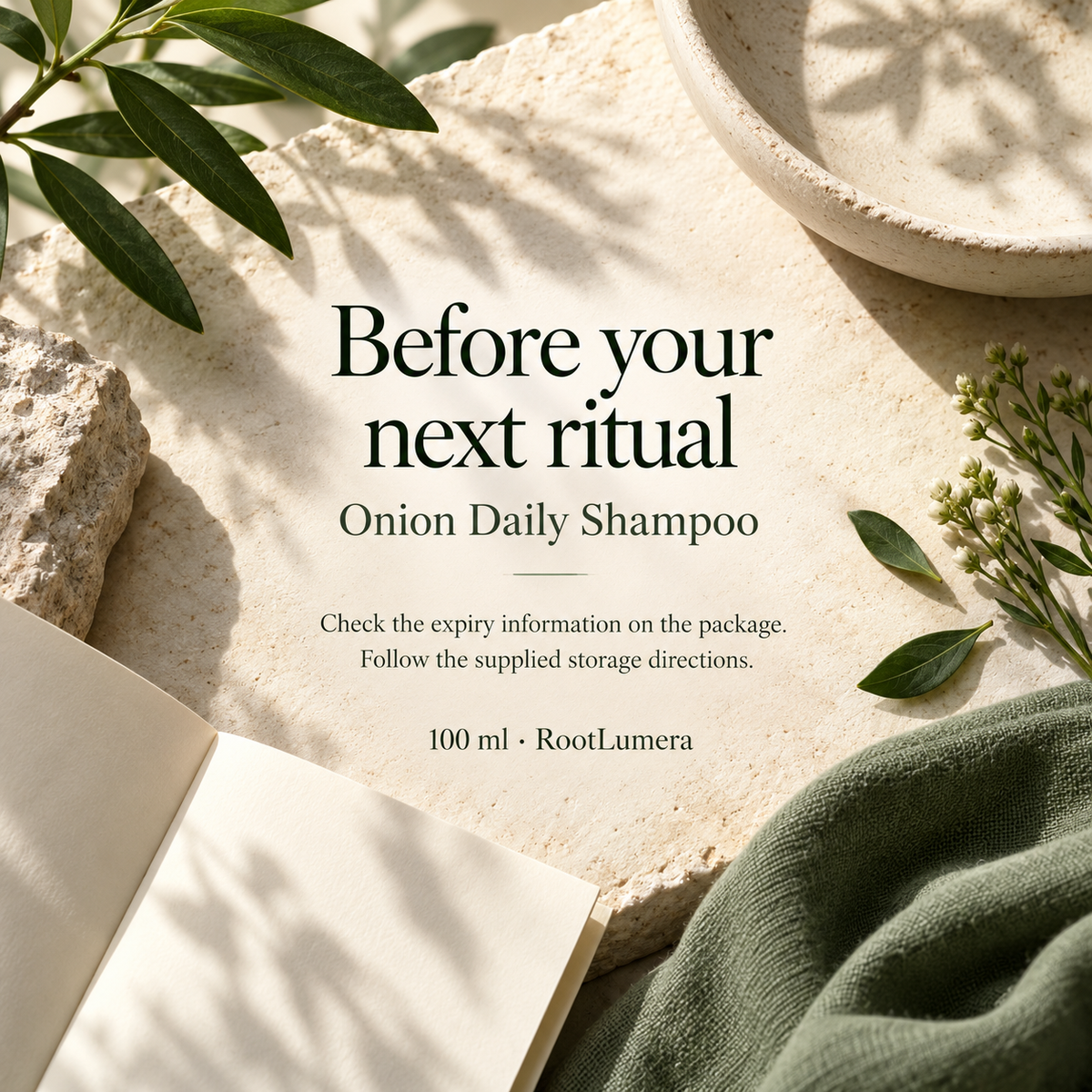Onion Daily Shampoo — 100 ml — care