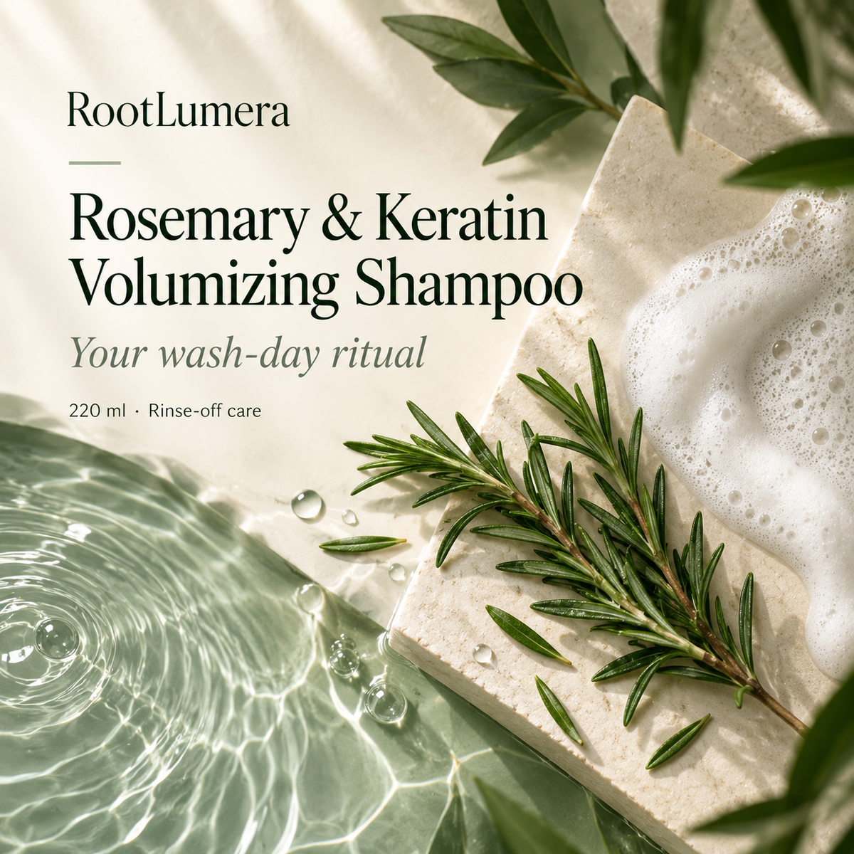Rosemary & Keratin Volumizing Shampoo — 220 ml — ritual