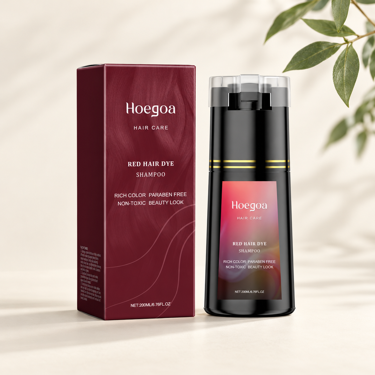 Red Hair Color Shampoo — 200 ml — main