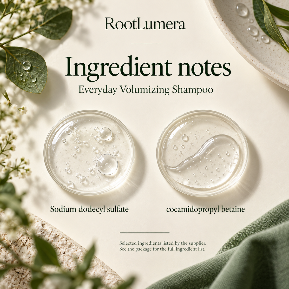 Everyday Volumizing Shampoo — 100 ml — ingredients