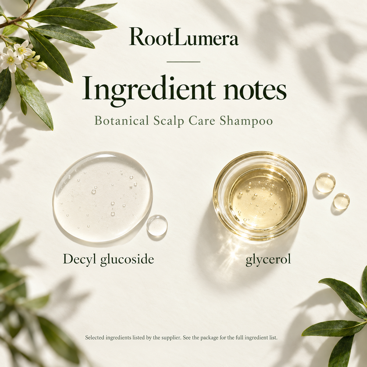 Botanical Scalp Care Shampoo — 100 ml — ingredients