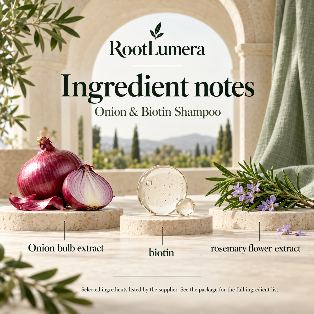 Onion & Biotin Shampoo — 200 ml — ingredients