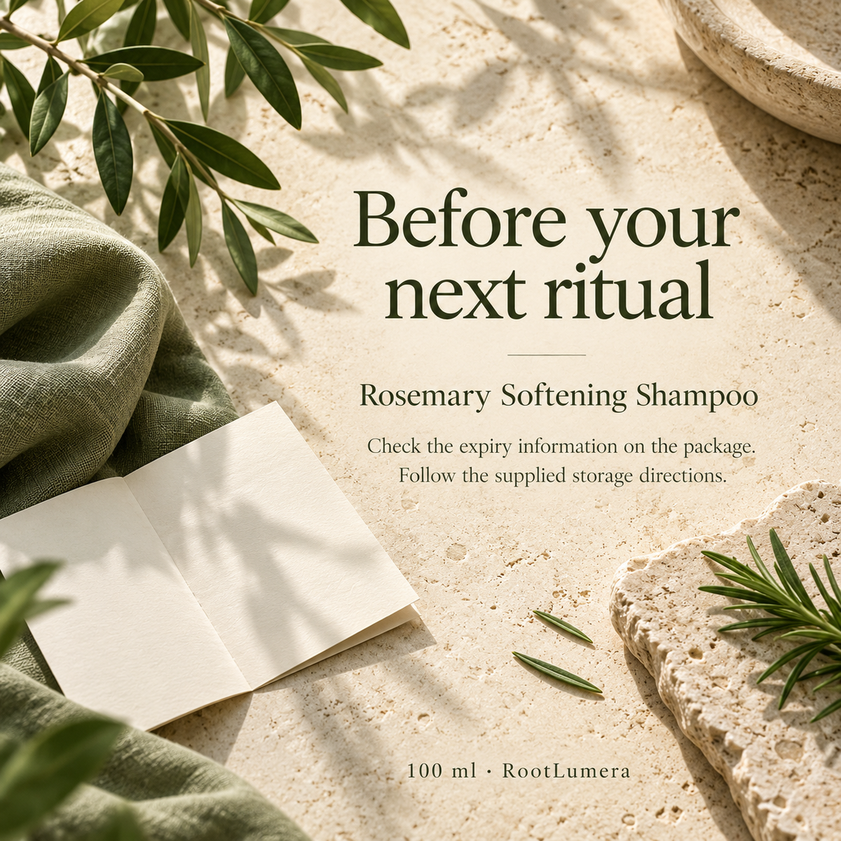 Rosemary Softening Shampoo — 100 ml — care