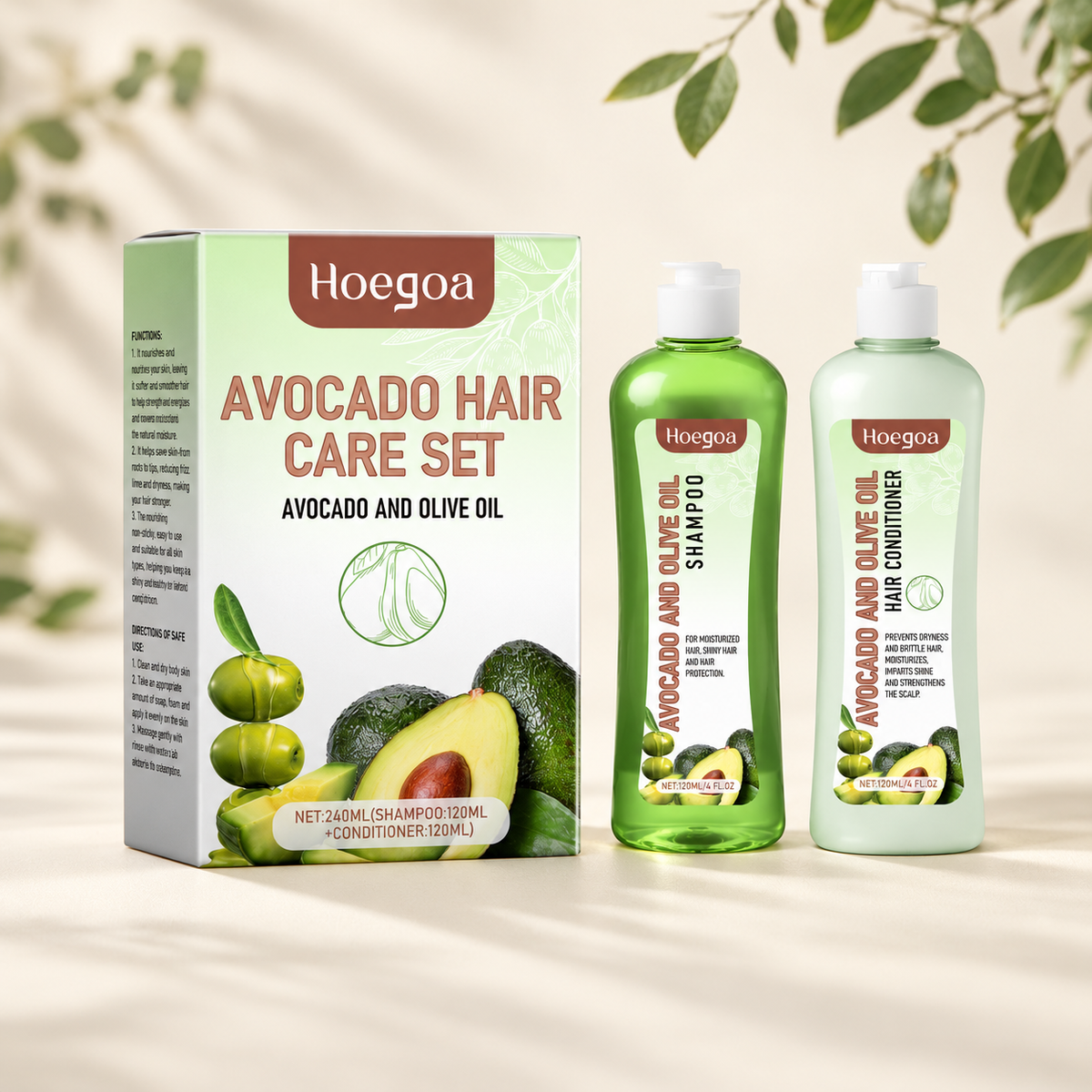 Avocado Shampoo & Conditioner Set — 240 ml — main